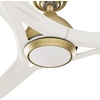 image:imageCasablanca Fan 54 inch Ceiling Fan with Light and Remote Outdoor or Indoor Gold Ceiling Fan for Porch Living Room Office Kitchen Garage 3 Blades Renewed