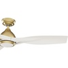 image:imageCasablanca Fan 54 inch Ceiling Fan with Light and Remote Outdoor or Indoor Gold Ceiling Fan for Porch Living Room Office Kitchen Garage 3 Blades Renewed