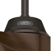 image:imageHunter Fan 52 Inch Casual Premier Bronze Finish IndoorOutdoor Ceiling Fan Ceiling Fan with 3 Blades Holiday Gift for Patio Living Room Bedroom Office Kitchen Renewed