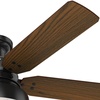 image:imageHunter Fan 52 in Outdoor Low Profile Ceiling Fan with LED Light kit in Matte Black Renewed