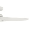 image:imageHunter Fan 52 inch Ceiling Fan with No Light Outdoor or Indoor White Ceiling Fan with 3 Blades for Porch Living Room Office Kitchen Garage Renewed