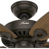 image:imageHunter Fan 52 inch Outdoor Ceiling Fan in New Bronze with 5 Stained Oak Fan Blades Renewed