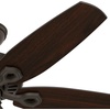 image:imageHunter Fan 52 inch Outdoor Ceiling Fan in New Bronze with 5 Stained Oak Fan Blades Renewed
