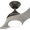 image:imageHunter Fan 56 Inch Casual Noble Bronze Finish Outdoor Ceiling Fan with LED Light Kit and Remote Control Renewed