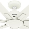 image:imageHunter Fan 72 inch Ceiling Fan with No Light Outdoor or Indoor Matte White Ceiling Fan for Porch Living Room Office Kitchen Garage 7 Blades Renewed