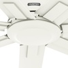 image:imageHunter Fan 72 inch Ceiling Fan with No Light Outdoor or Indoor Matte White Ceiling Fan for Porch Living Room Office Kitchen Garage 7 Blades Renewed