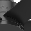 image:imageHunter Fan Outdoor or Indoor Ceiling Fan 44 in Matte Black Ceiling Fan with No Light for Patios Living Room Bedroom Porch Garage 6 Blades Renewed