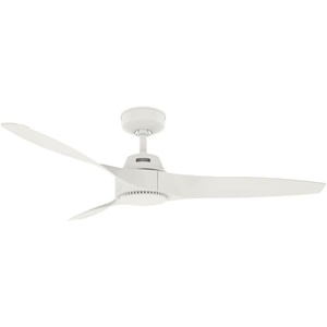 image:imageHunter Fan 52 inch Ceiling Fan with No Light Outdoor or Indoor White Ceiling Fan with 3 Blades for Porch Living Room Office Kitchen Garage Renewed