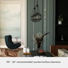 image:imageHunter  Indria 1Light Rustic Iron Dimmable Medium Size Pendant Light for Bedrooms Kitchens Dining Living Rooms  19363