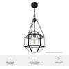 image:imageHunter  Indria 1Light Rustic Iron Dimmable Medium Size Pendant Light for Bedrooms Kitchens Dining Living Rooms  19363