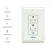 image:imageHunter Universal Ceiling Fan Wall Control Switch White  Hunter amp Casablanca Fan Light Switch Controls Speed amp Light Full Range Light Dimmer Indoor Use 99815Wall Control Panel