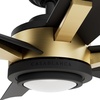 image:imageCasablanca Fan 65 inch Ceiling Fan with Light and Remote Outdoor or Indoor Gold Ceiling Fan for Porch Living Room Office Kitchen Garage 6 Blades Renewed