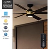 image:imageCasablanca Fan 65 inch Ceiling Fan with Light and Remote Outdoor or Indoor Gold Ceiling Fan for Porch Living Room Office Kitchen Garage 6 Blades Renewed
