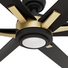image:imageCasablanca Fan 65 inch Ceiling Fan with Light and Remote Outdoor or Indoor Gold Ceiling Fan for Porch Living Room Office Kitchen Garage 6 Blades Renewed