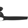 image:imageHunter Fan 52 inch IndoorOutdoor Matte Black Ceiling Fan with Light and Remote Control for Bedroom Living Room Dining Room Kitchen Office Patio CC5C27C49 Renewed