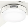 image:imageHunter Fan 52 inch IndoorOutdoor Matte White Ceiling Fan with Light Kit for Bedroom Living Room Dining Room Kitchen Office Patio CC5C25C63 Renewed