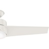 image:imageHunter Fan 54 inch Ceiling Fan with Light Outdoor or Indoor White Ceiling Fan for Porch Living Room Office Kitchen Garage 3 Blades Renewed
