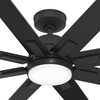 image:imageHunter Fan 60 Inch Matte Black IndoorOutdoor Ceiling Fan with Light and Remote Control for Farmhouse Patio Bedroom Living Room Office Basement Kitchen Renewed CC5C26C36