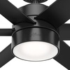 image:imageHunter Fan 72 inch Contemporary Matte Black Finish Outdoor Ceiling Fan with Light Kit Renewed