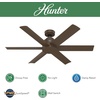 image:imageHunter Fan Outdoor or Indoor Ceiling Fan 52 in Matte Bronze Ceiling Fan with No Light for Patios Living Room Bedroom Garage 6 Blades Renewed