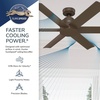 image:imageHunter Fan Outdoor or Indoor Ceiling Fan 52 in Matte Bronze Ceiling Fan with No Light for Patios Living Room Bedroom Garage 6 Blades Renewed