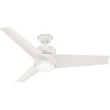 image:imageHunter Fan 54 inch Ceiling Fan with Light Outdoor or Indoor White Ceiling Fan for Porch Living Room Office Kitchen Garage 3 Blades Renewed