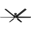 image:imageHunter Fan 72 inch Contemporary Matte Black Finish Outdoor Ceiling Fan with Light Kit Renewed