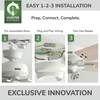image:imageHunter Fonthill Indoor Ceiling Fan With Light Remote 52inch Fresh White Fast Install 6speeds Brushed NickelFresh White