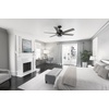 image:imageHunter Fonthill Indoor Ceiling Fan With Light Remote 52inch Fresh White Fast Install 6speeds Brushed NickelMatte Black