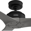 image:imageHunter 52 inch IndoorOutdoor Ceiling Fan and Wall Control Woodfield Matte Black Ceiling Fan 3 Speed WhisperWind Motor 51415 for Patios Bedrooms or Living Rooms