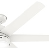 image:imageHunter Fan 60 inch Ceiling Fan with Light Outdoor or Indoor White Ceiling Fan for Porch Living Room Office Kitchen Garage 6 Blades Renewed