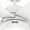 image:imageHunter Fan 60 inch Ceiling Fan with Light Outdoor or Indoor White Ceiling Fan for Porch Living Room Office Kitchen Garage 6 Blades Renewed