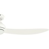 image:imageHunter Fan Outdoor or Indoor Ceiling Fan 60 in Matte White Ceiling Fan with Remote and No Light for Patios Living Room Bedroom Garage 3 Blades Renewed