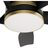 image:imageCasablanca Fan 52 inch Ceiling Fan with Light and Remote Outdoor or Indoor Matte Black Ceiling Fan for Porch Living Room Office Kitchen Garage 5 Blades Renewed