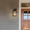 image:imageHUNTER Aspenbrook 14 Inch Matte Black Outdoor Wall Lamp 1 Lamp