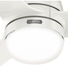 image:imageHunter Fan 52 Inch Fresh White IndoorOutdoor Ceiling fan with Lights and Remote Control for Farmhouse Porch Bedroom Living Room Office Basement Kitchen Dining Room Renewed