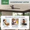 image:imageHunter Fan 52 inch Ceiling Fan with No Light Outdoor or Indoor Noble Bronze Ceiling Fan with Pull Chain for Kids Room Porch Living Room Office Kitchen Garage 3 Blades Renewed