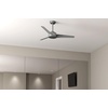 image:imageHunter Fan 52 inch Contemporary Matte Silver Outdoor Ceiling Fan with 3 Blades Renewed
