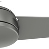 image:imageHunter Fan 52 inch Contemporary Matte Silver Outdoor Ceiling Fan with 3 Blades Renewed