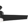image:imageHunter Fan 54 inch Ceiling Fan with Light Outdoor or Indoor Black Ceiling Fan for Porch Living Room Office Kitchen Garage 3 Blades Renewed