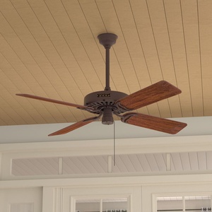 image:imageHunter 52 inch IndoorOutdoor Ceiling Fan Original Chestnut Brown Ceiling Fan 3 Speed 53883 for Patios Pergolas Bedrooms or Living Rooms