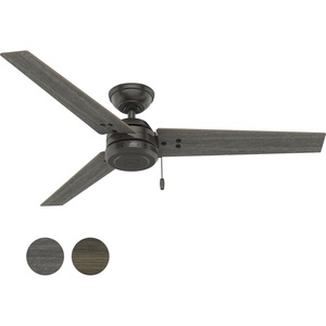 image:imageHunter Fan 52 inch Ceiling Fan with No Light Outdoor or Indoor Noble Bronze Ceiling Fan with Pull Chain for Kids Room Porch Living Room Office Kitchen Garage 3 Blades Renewed