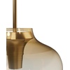 image:imageHunter  Vidria 1Light Alturas Gold Medium Size Pendant Light Dimmable Formal Style Bell Shaped for Bedrooms Kitchens Dining Living Rooms  45236