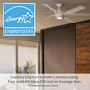 image:imageCasablanca Fan 65 Inch White IndoorOutdoor Ceiling fan with Light and Remote for Porch Living Room Office Kitchen Renewed