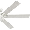 image:imageCasablanca Fan 65 Inch White IndoorOutdoor Ceiling fan with Light and Remote for Porch Living Room Office Kitchen Renewed