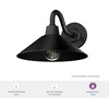 image:imageHunter Skyflow 1 Light Outdoor Small Wall Mount 8 x1325 Inches Fans  46021