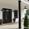 image:imageHunter Skyflow 1 Light Outdoor Wall Mount 106 Inch Tall and 179 Inch Wide 46023