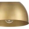 image:imageHunter  Erling 1Light Small Flush Mount Light Dimmable Modern Style Dome Shaped for Bedrooms Kitchens Dining Living Rooms Bathrooms Matte BlackLuxe Gold