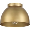 image:imageHunter  Erling 1Light Small Flush Mount Light Dimmable Modern Style Dome Shaped for Bedrooms Kitchens Dining Living Rooms Bathrooms Matte BlackLuxe Gold