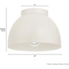 image:imageHunter  Erling 1Light Small Flush Mount Light Dimmable Modern Style Dome Shaped for Bedrooms Kitchens Dining Living Rooms Bathrooms Matte BlackSandstone